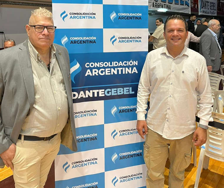 primer acto nacional Consolidación Argentina, el partido de Dante Gebel